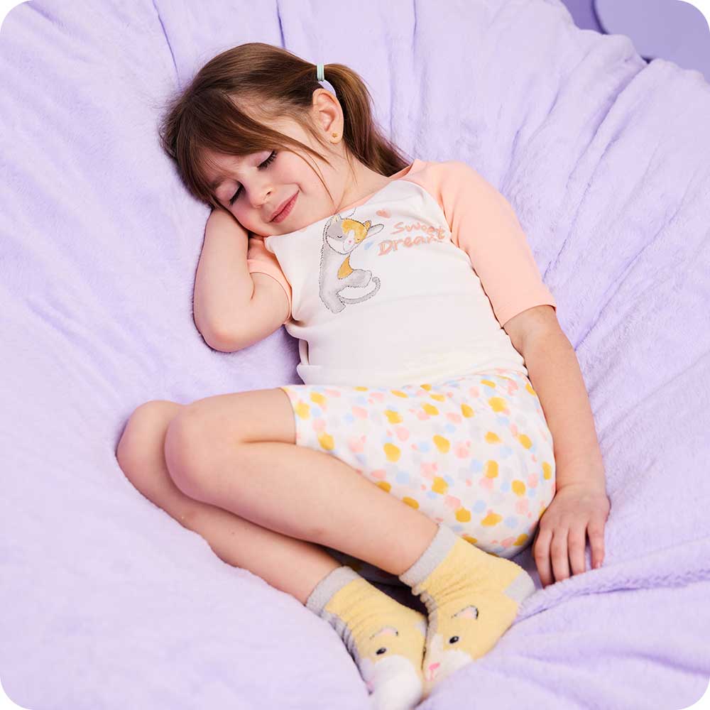 Calico Cat Shorties Pajamas - Snuggle Soft