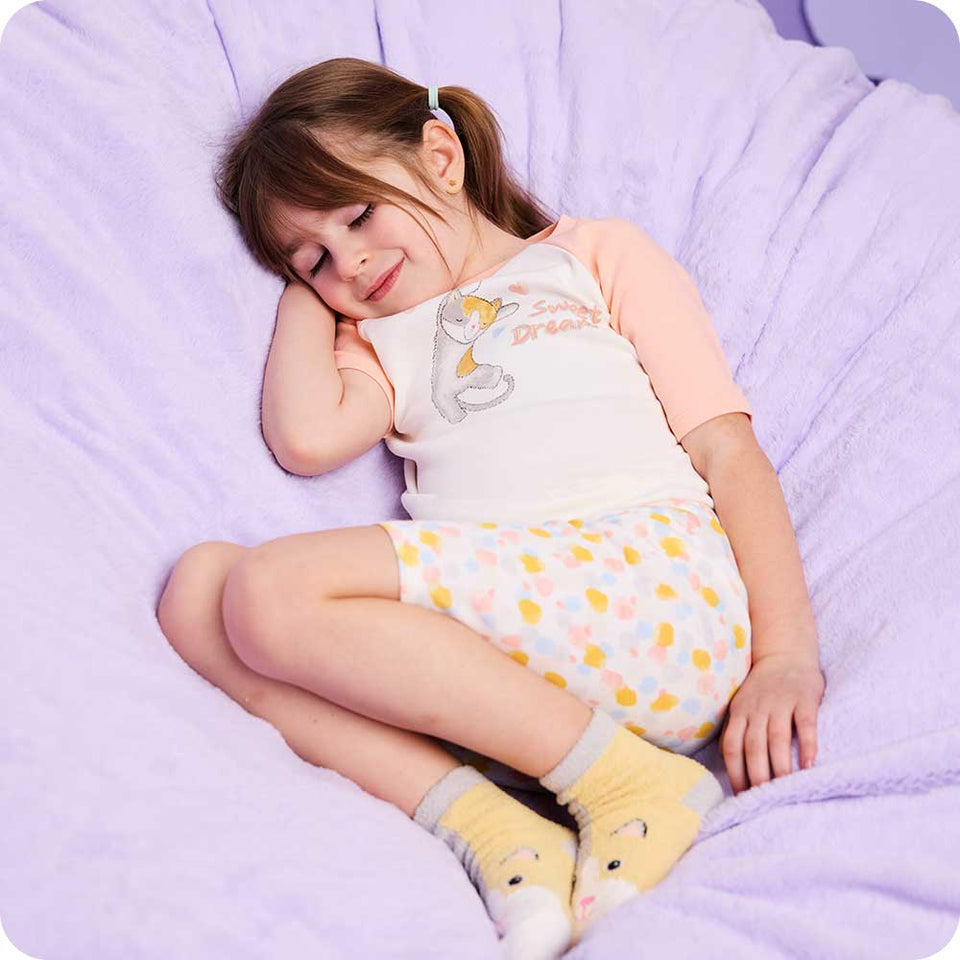Calico Cat Shorties Pajamas - Snuggle Soft