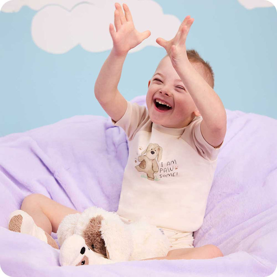 Puppy Shorties Pajamas - Rest Easy