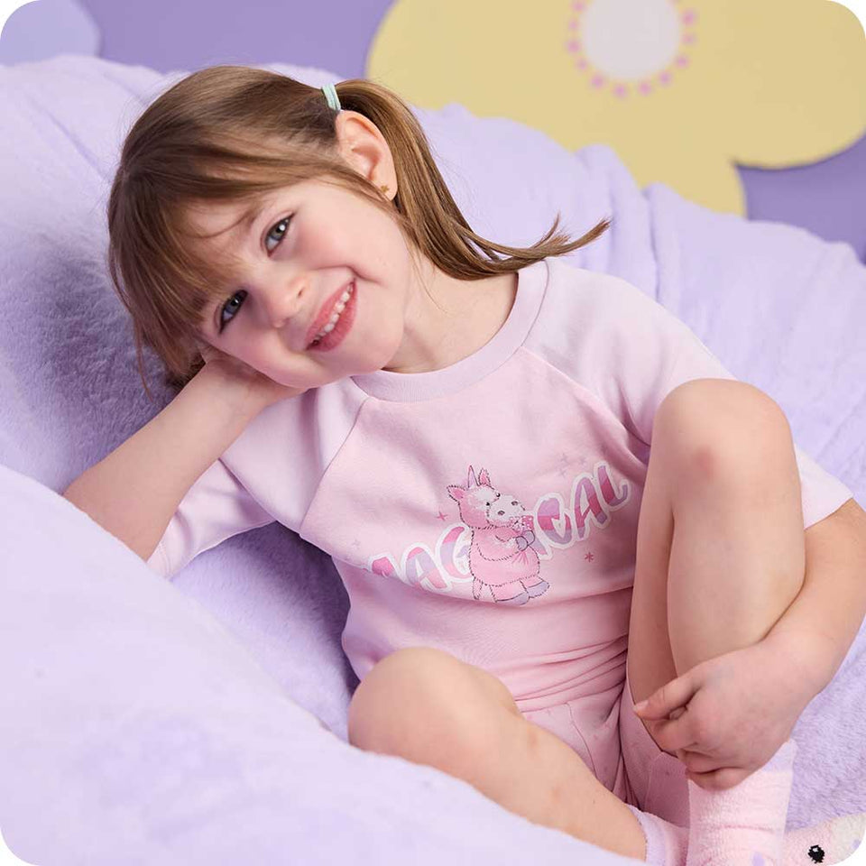 Unicorn Shorties Pajamas - Cozy Comfort