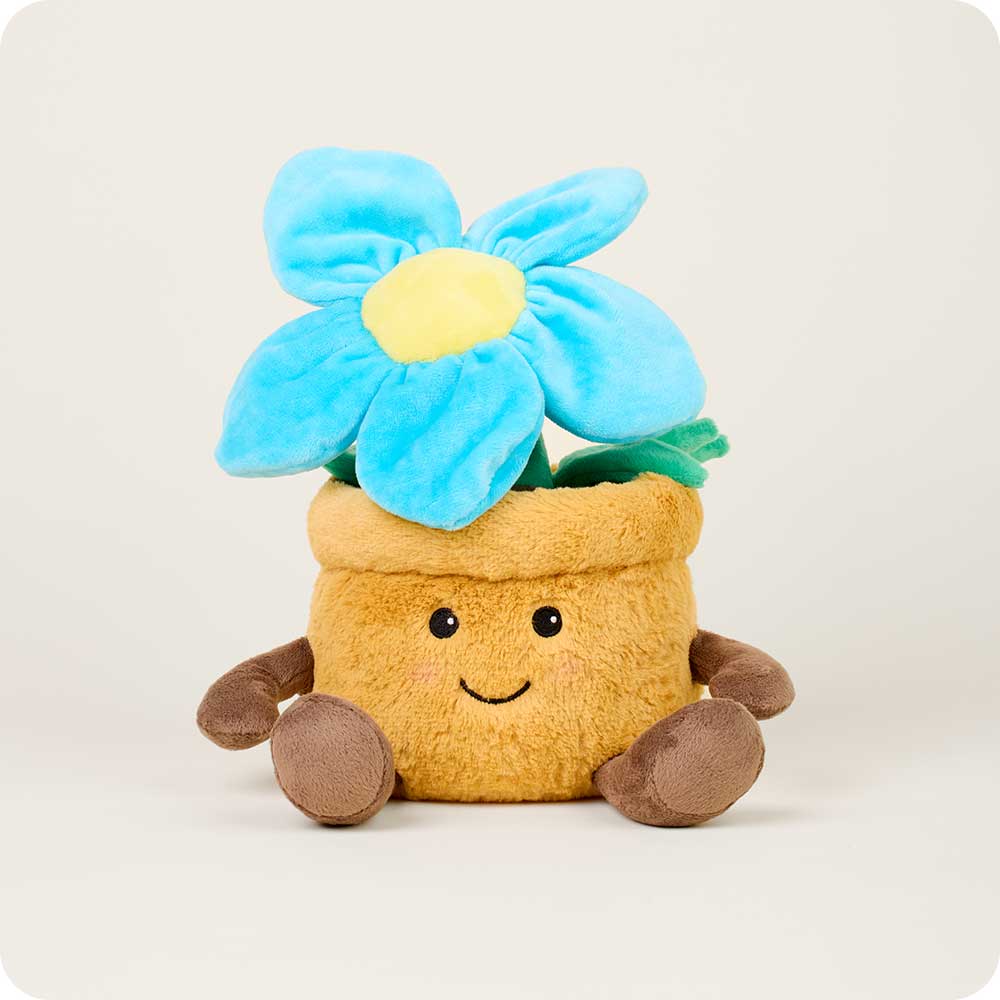Blue Flower Pot Warmies - Fresh Notes