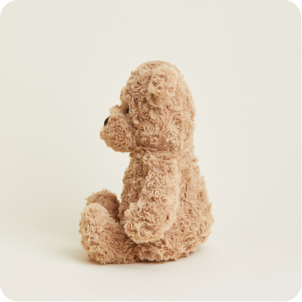 Brown Curly Bear Warmies - Daily Scent