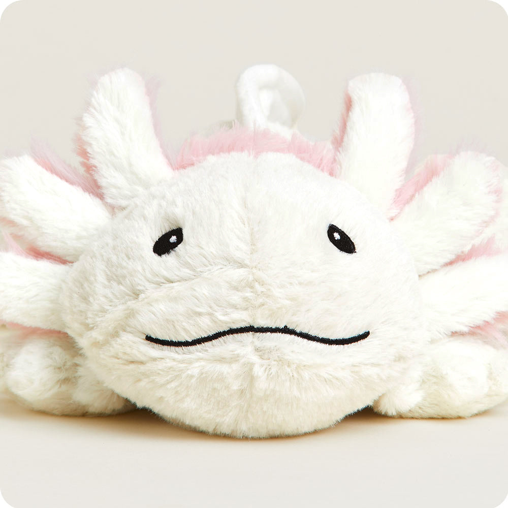 White Axolotl Warmies - Classic Notes