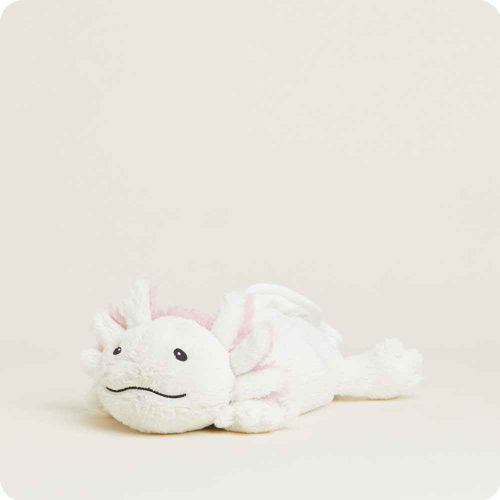 White Axolotl Warmies - Classic Notes