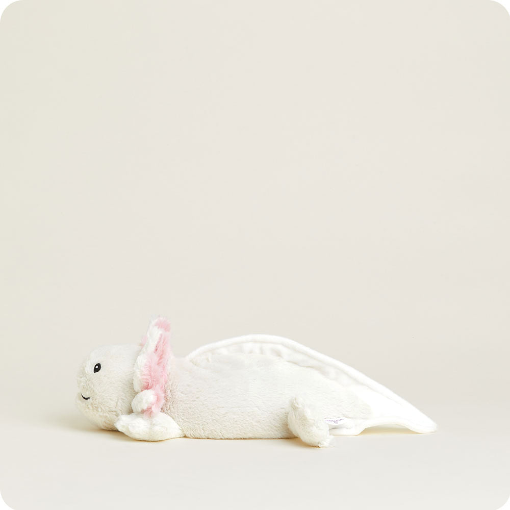 White Axolotl Warmies - Classic Notes