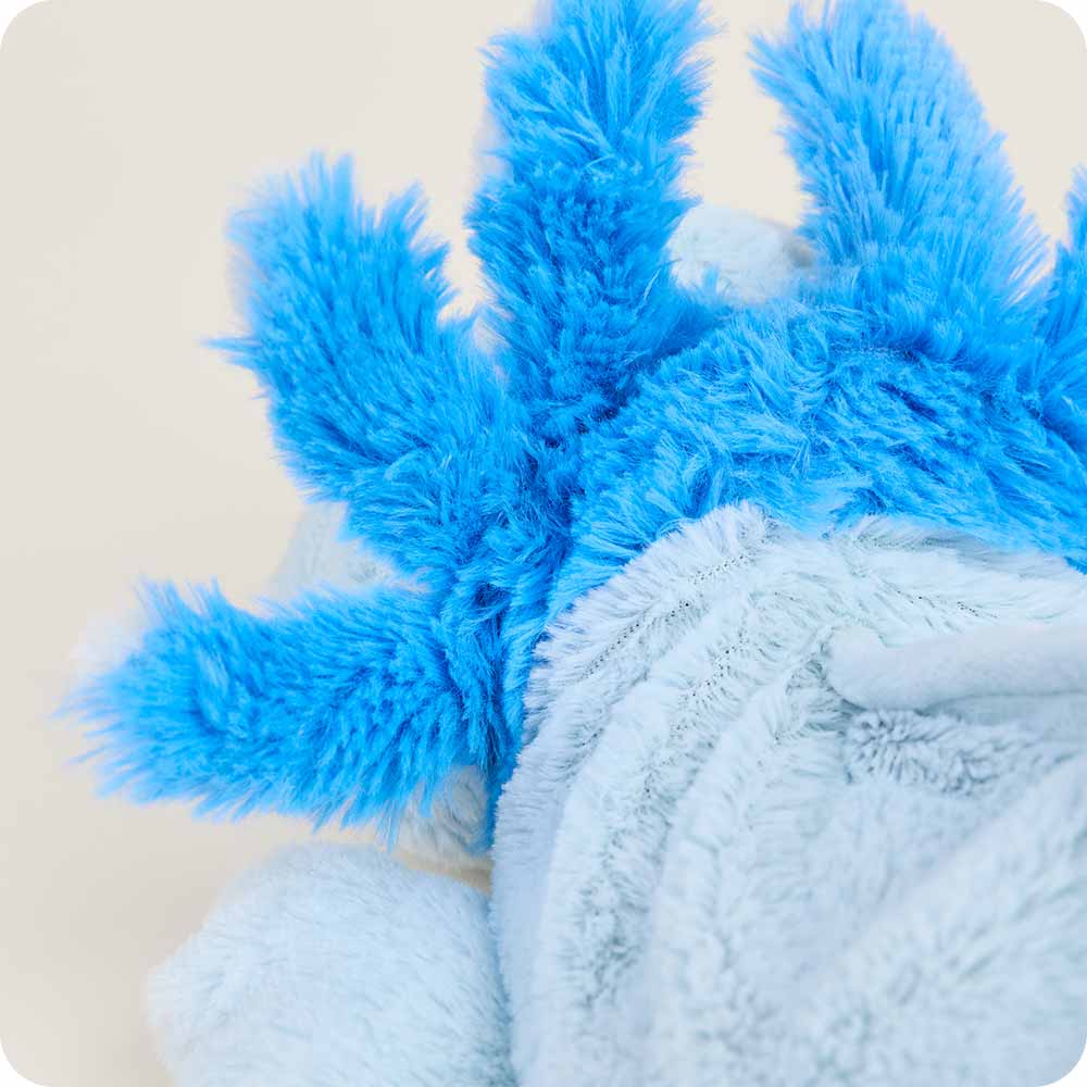 Blue Axolotl Warmies - Cozy Glow