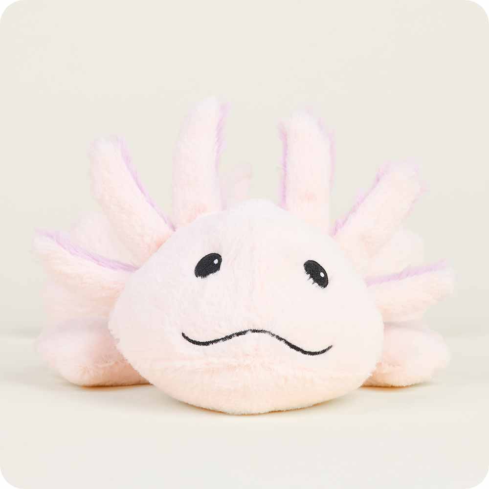 Pink Axolotl Warmies - Soft Glow