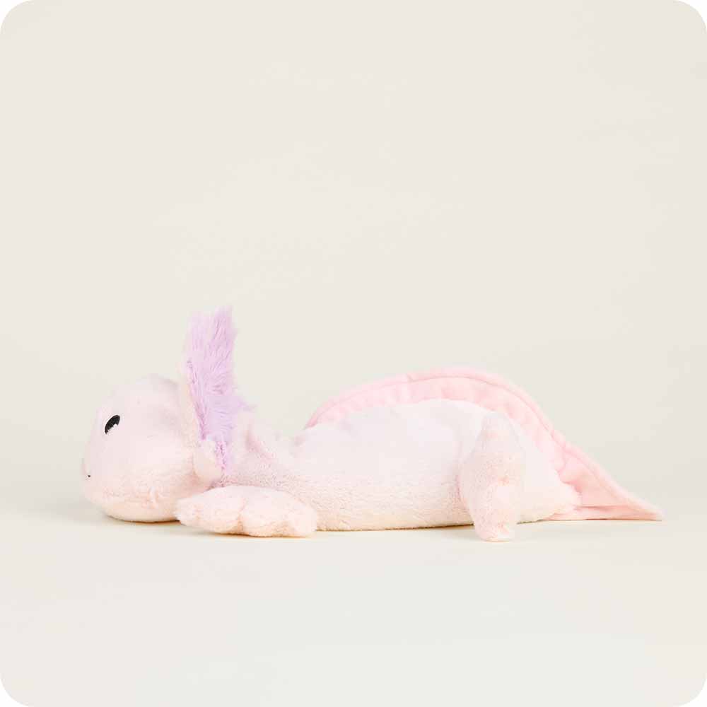 Pink Axolotl Warmies - Soft Glow