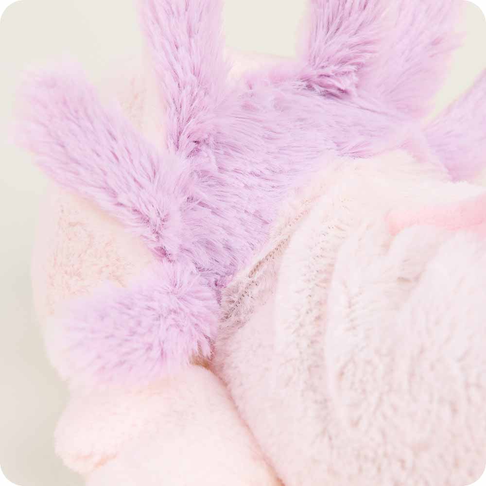 Pink Axolotl Warmies - Soft Glow