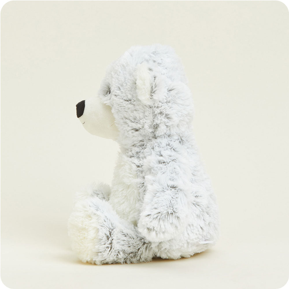 Gray Marshmallow Bear Warmies - Gentle Mist