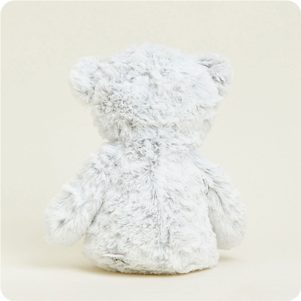 Gray Marshmallow Bear Warmies - Gentle Mist