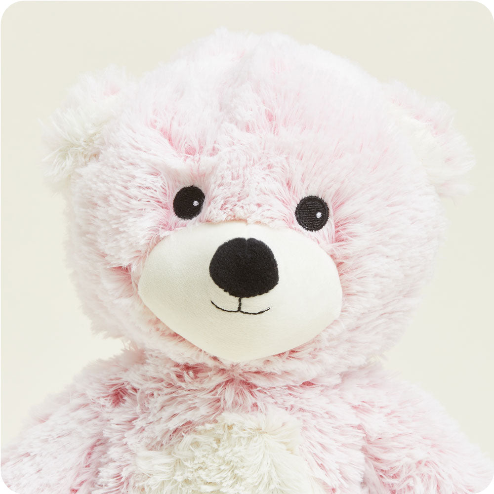 Pink Marshmallow Bear Warmies - Easy Spritz