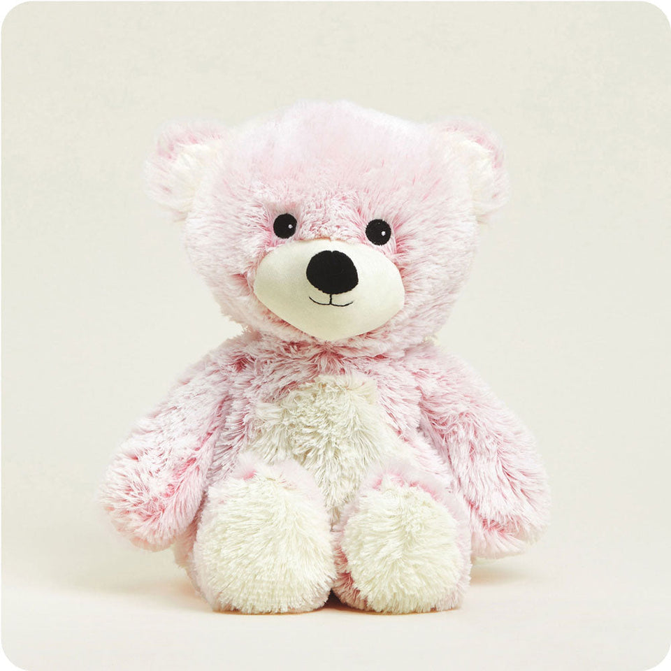 Pink Marshmallow Bear Warmies - Easy Spritz