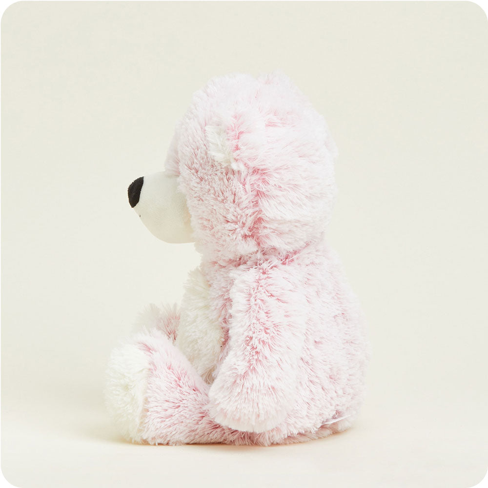 Pink Marshmallow Bear Warmies - Easy Spritz