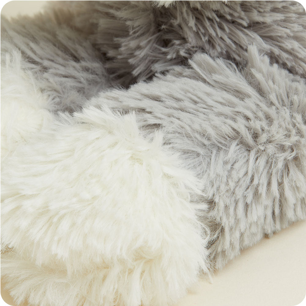 Laying Down Gray Cat Warmies - Fresh Notes