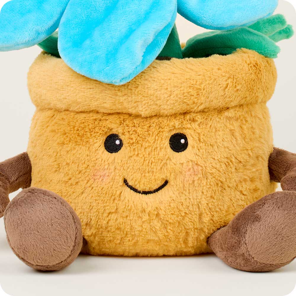 Blue Flower Pot Warmies - Fresh Notes