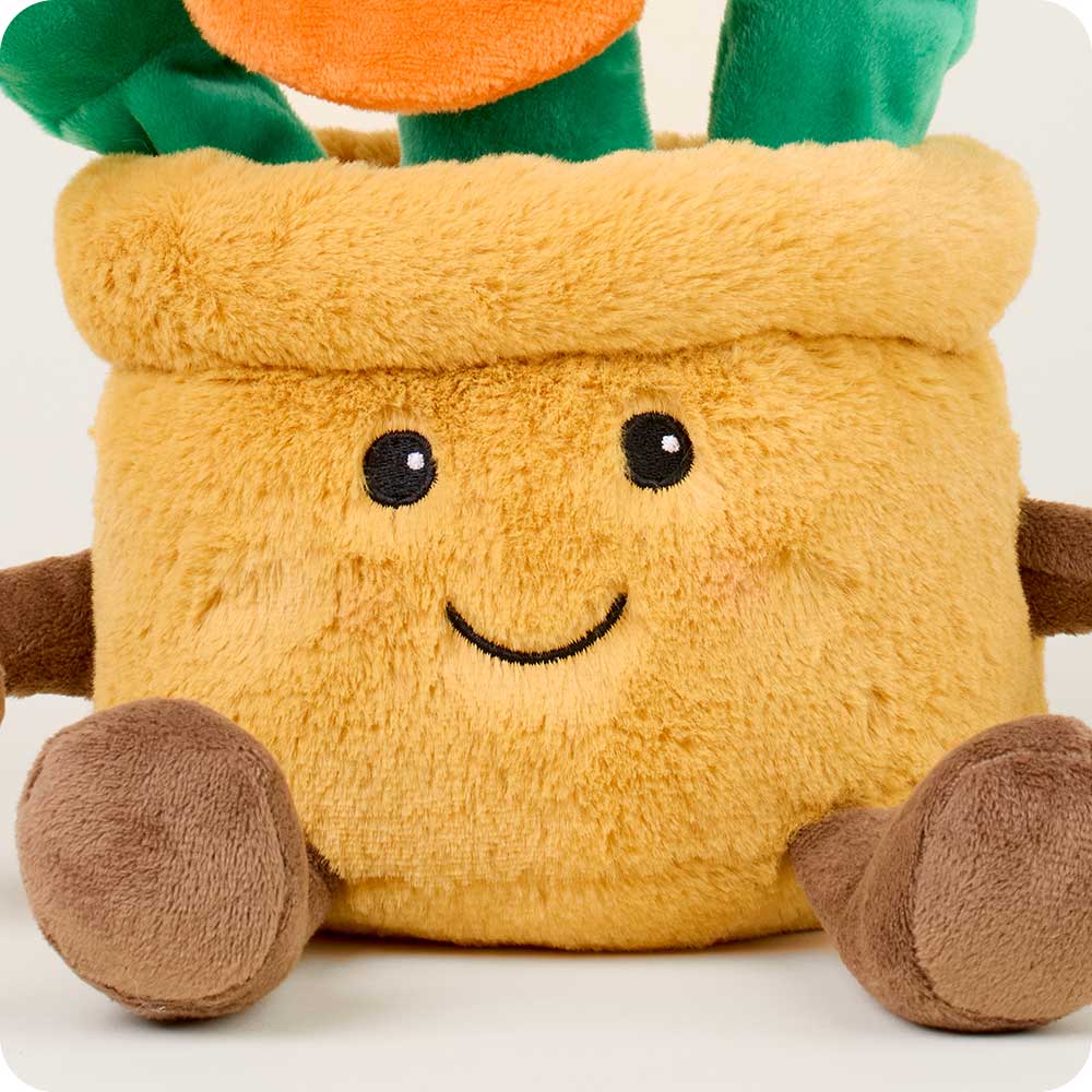 Orange Flower Pot Warmies - Modern Blend