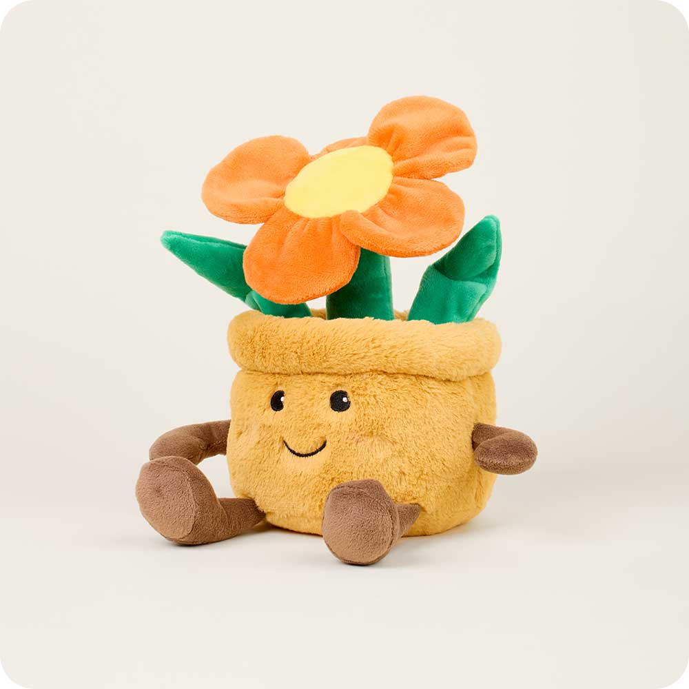 Orange Flower Pot Warmies - Modern Blend
