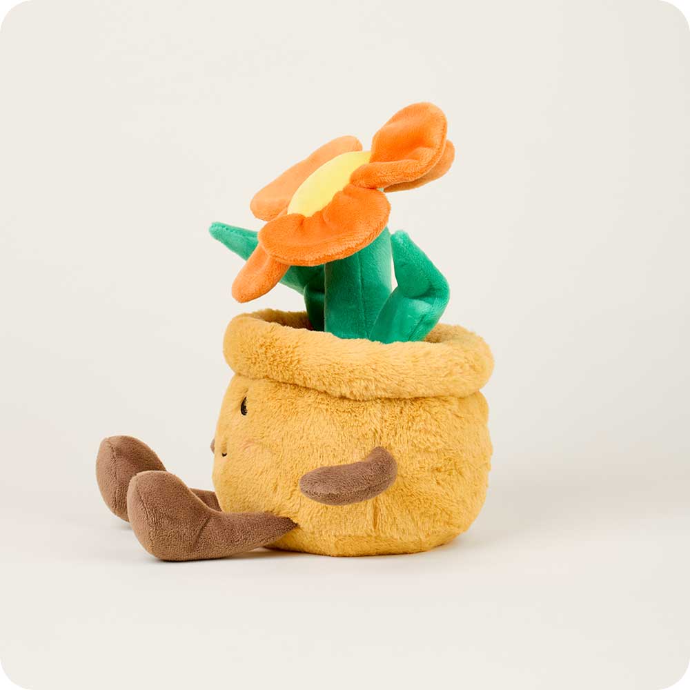 Orange Flower Pot Warmies - Modern Blend