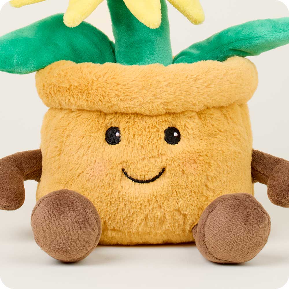 Yellow Flower Pot Warmies - Clean Mood