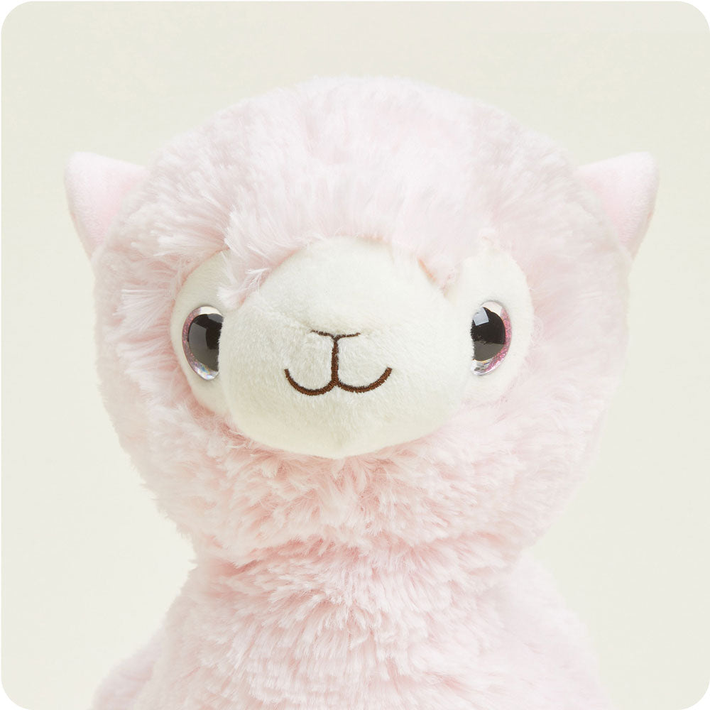 Pink Llama Warmies - Soft Glow
