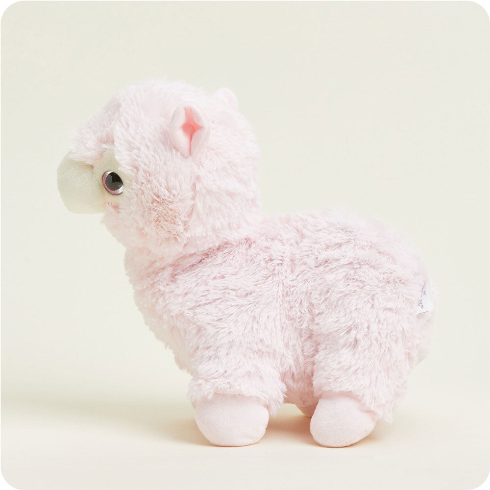 Pink Llama Warmies - Soft Glow