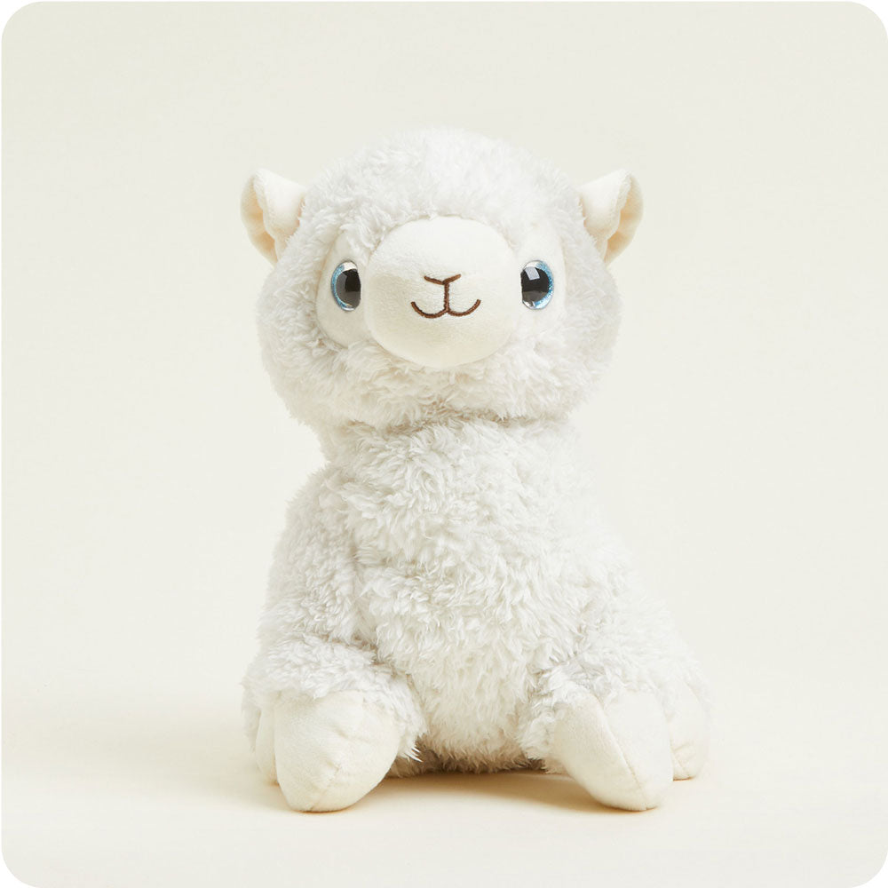 White Llama Warmies - Clean Mood