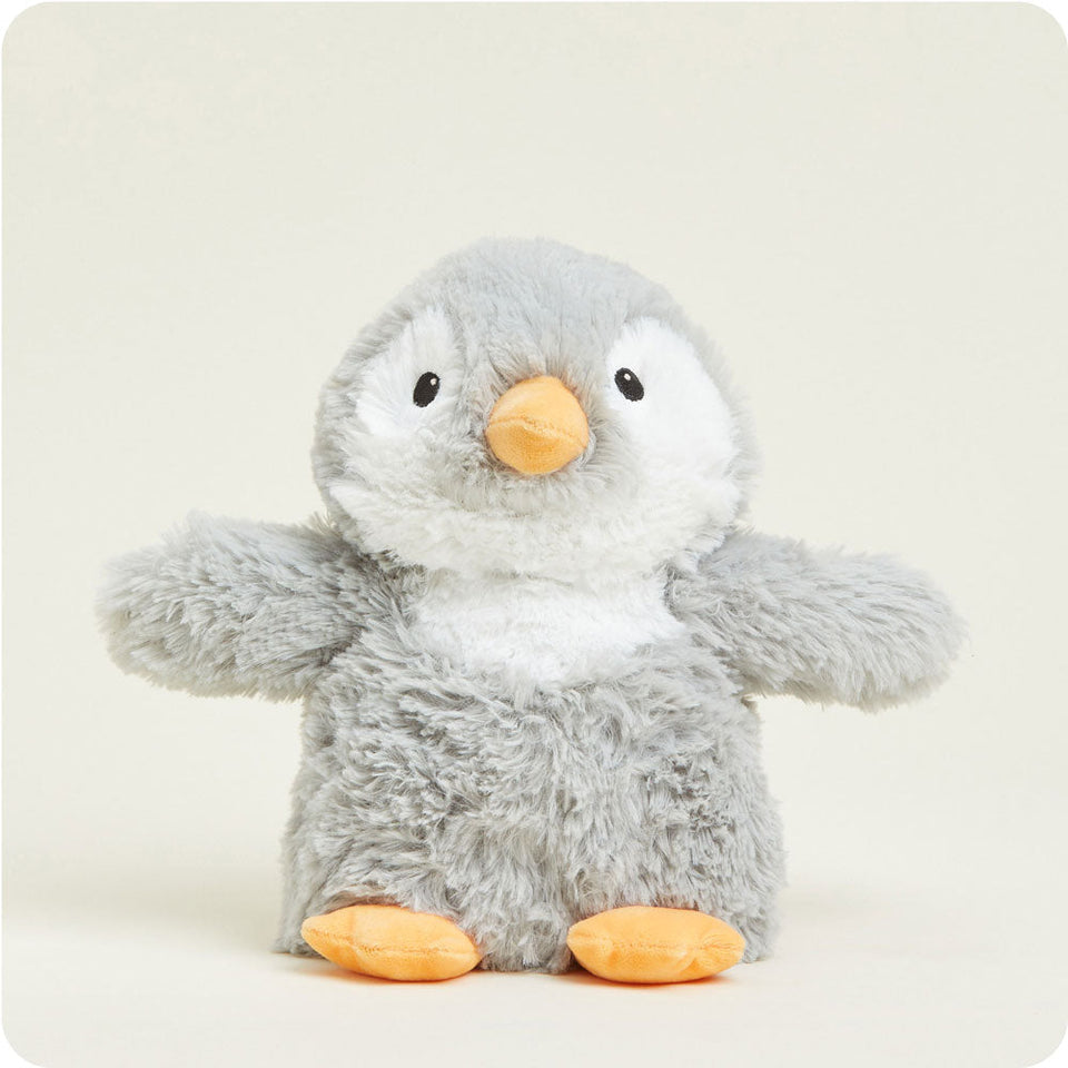 Gray Penguin Warmies - Cozy Glow