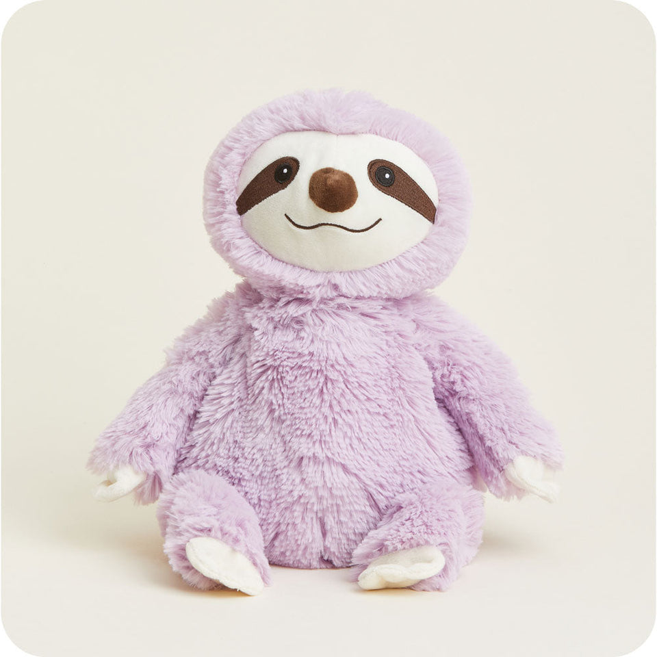 Purple Sloth Warmies - Classic Notes