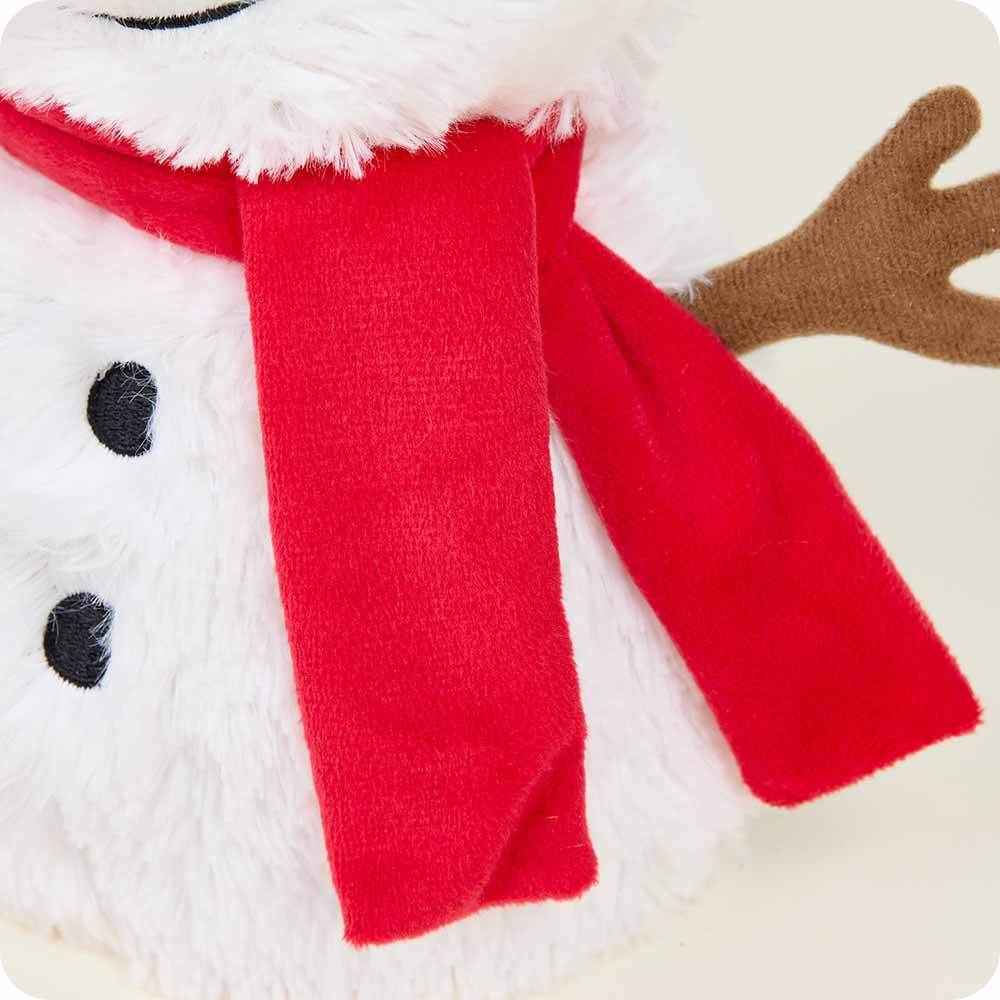 Red Scarf Snowman Warmies - Classic Notes