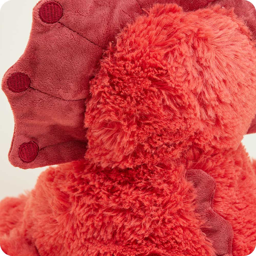 Red Triceratops Warmies - Daily Scent