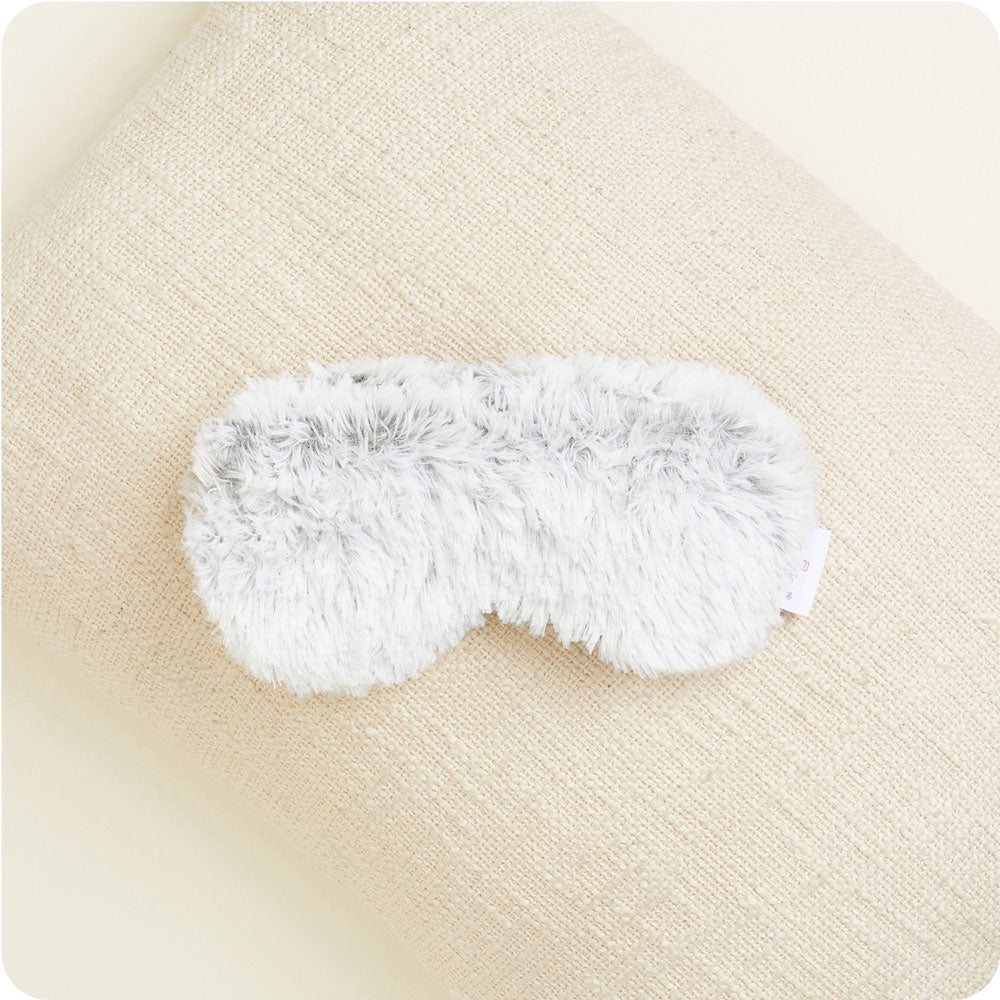 Marshmallow Gray Eye Mask Warmies - Clean Setup