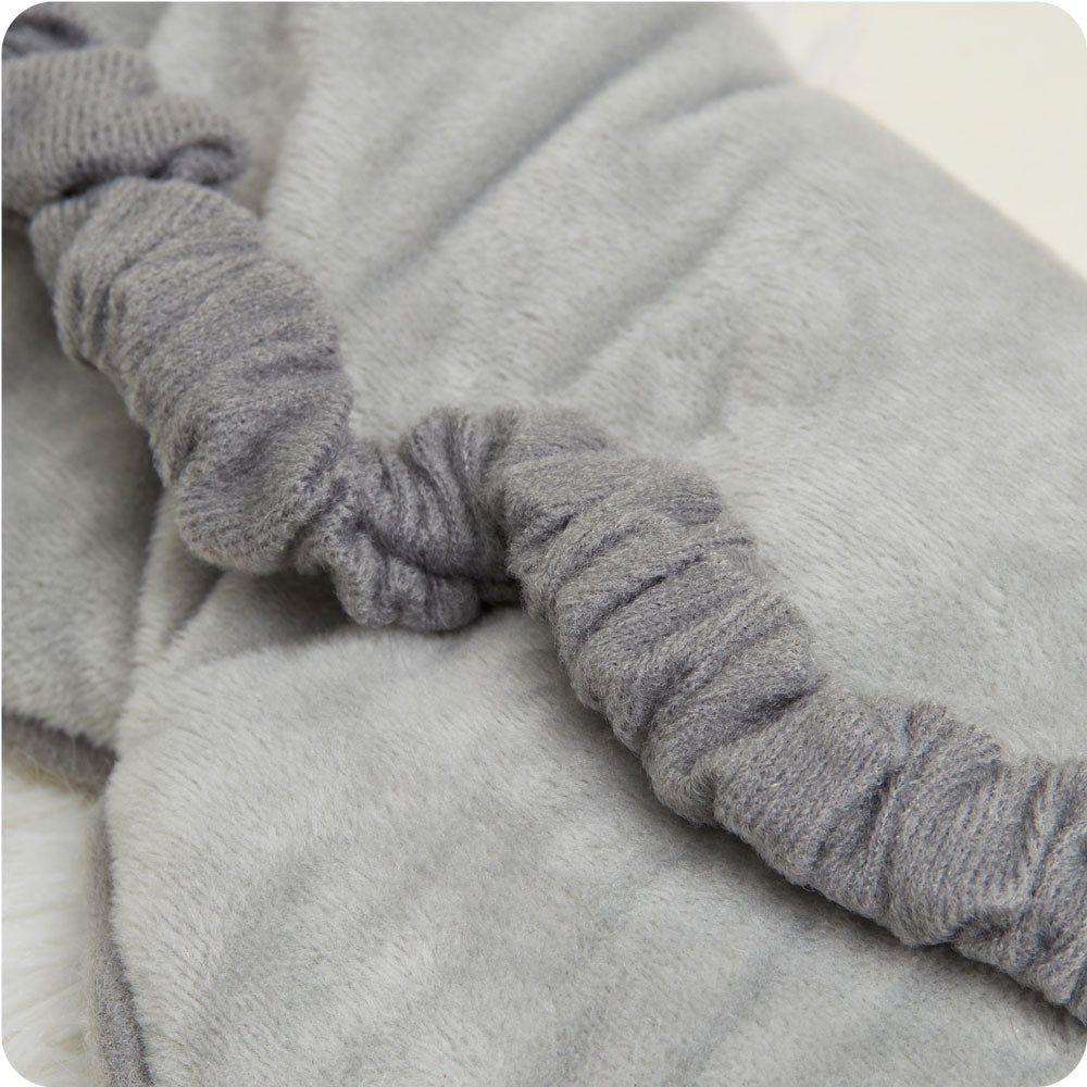 Marshmallow Gray Eye Mask Warmies - Clean Setup