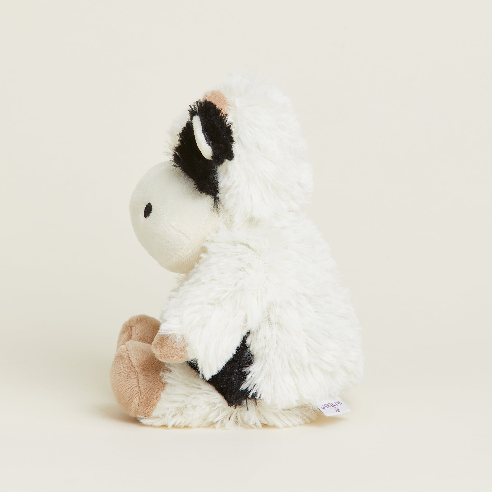 Black and White Cow Warmies Junior - Soft Glow