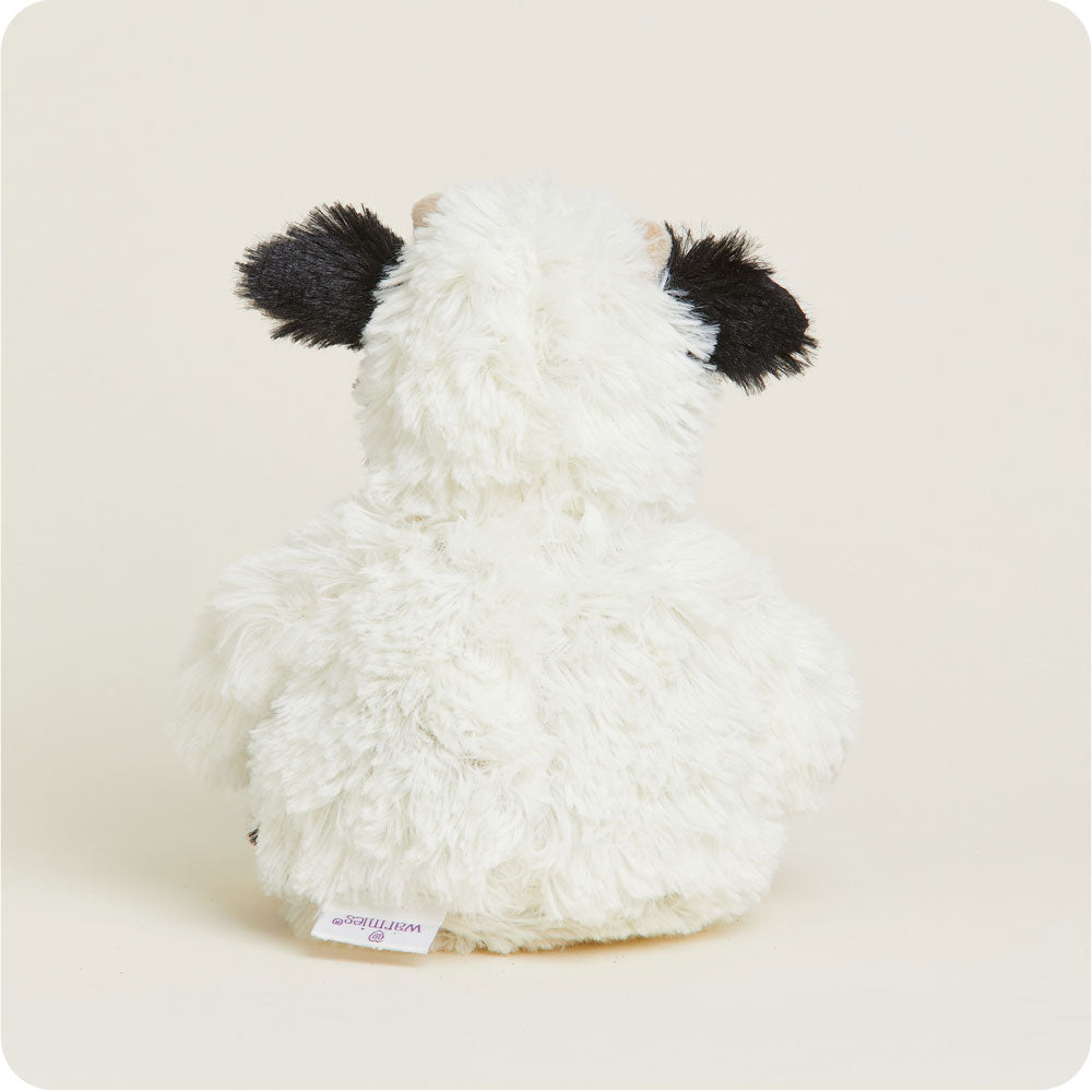 Black and White Cow Warmies Junior - Soft Glow