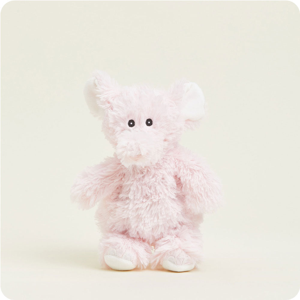 Pink Elephant Warmies Junior - Soft Glow