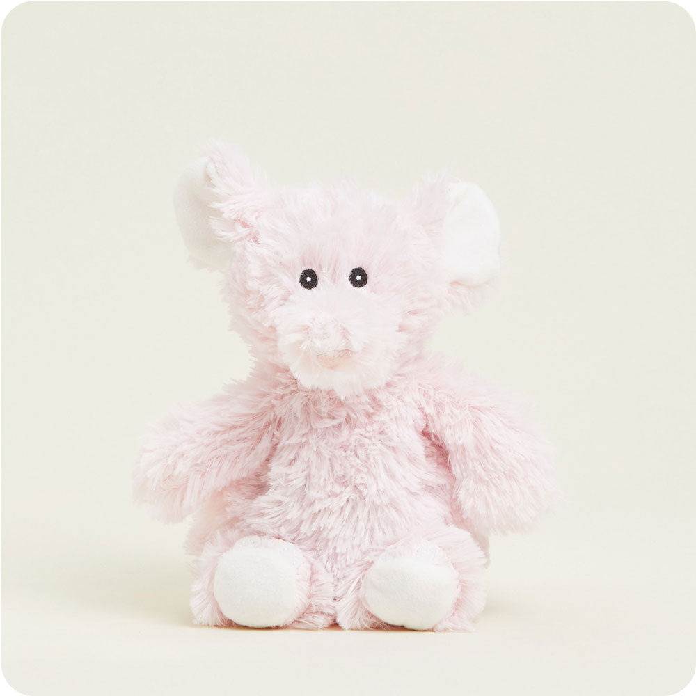 Pink Elephant Warmies Junior - Soft Glow