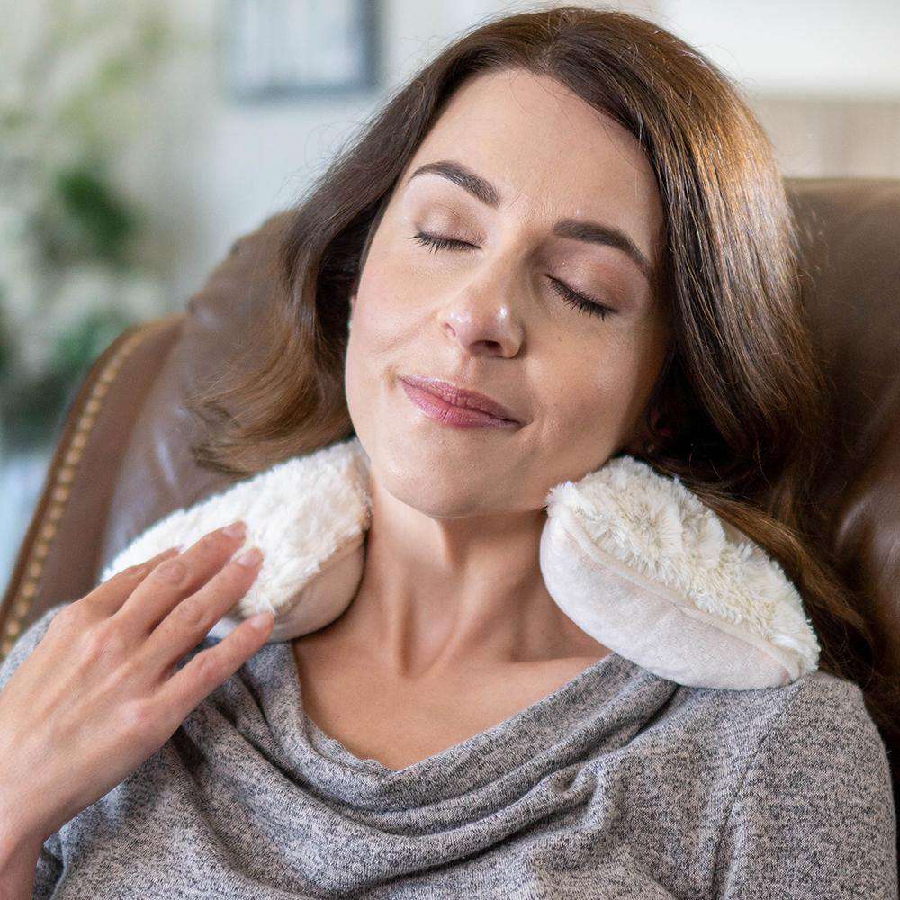 Cream Neck Wrap Warmies - Light Storage