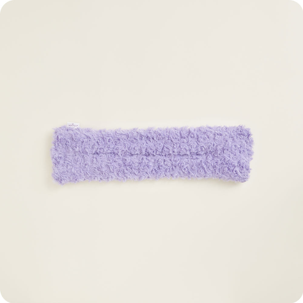 Curly Purple Neck Wrap Warmies - Travel Ready