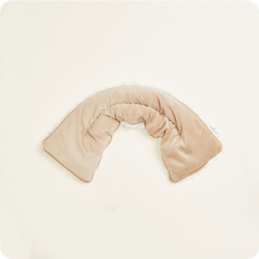 Marshmallow Brown Neck Wrap Warmies - Easy Store