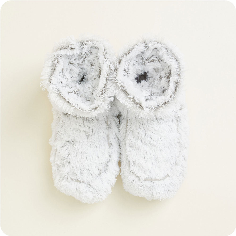 Marshmallow Gray Boots Warmies® - Warm Blend