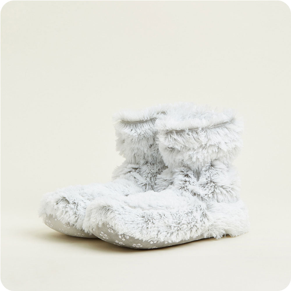 Marshmallow Gray Boots Warmies® - Warm Blend