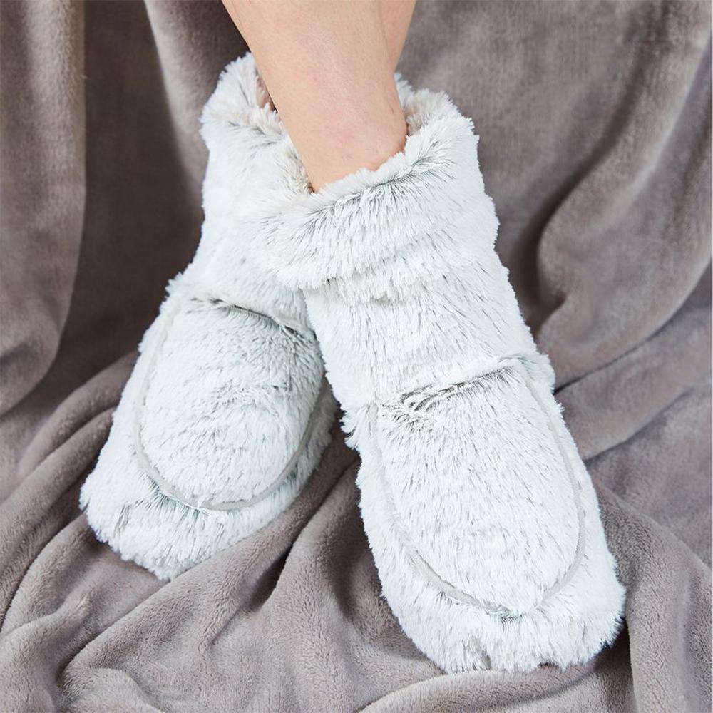 Marshmallow Gray Boots Warmies® - Warm Blend