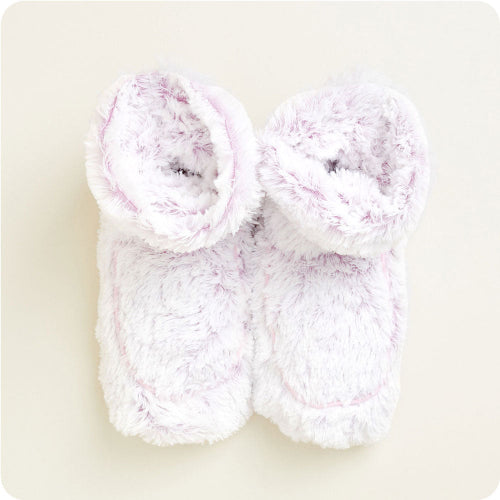 Marshmallow Lavender Boots Warmies® - Warm Blend