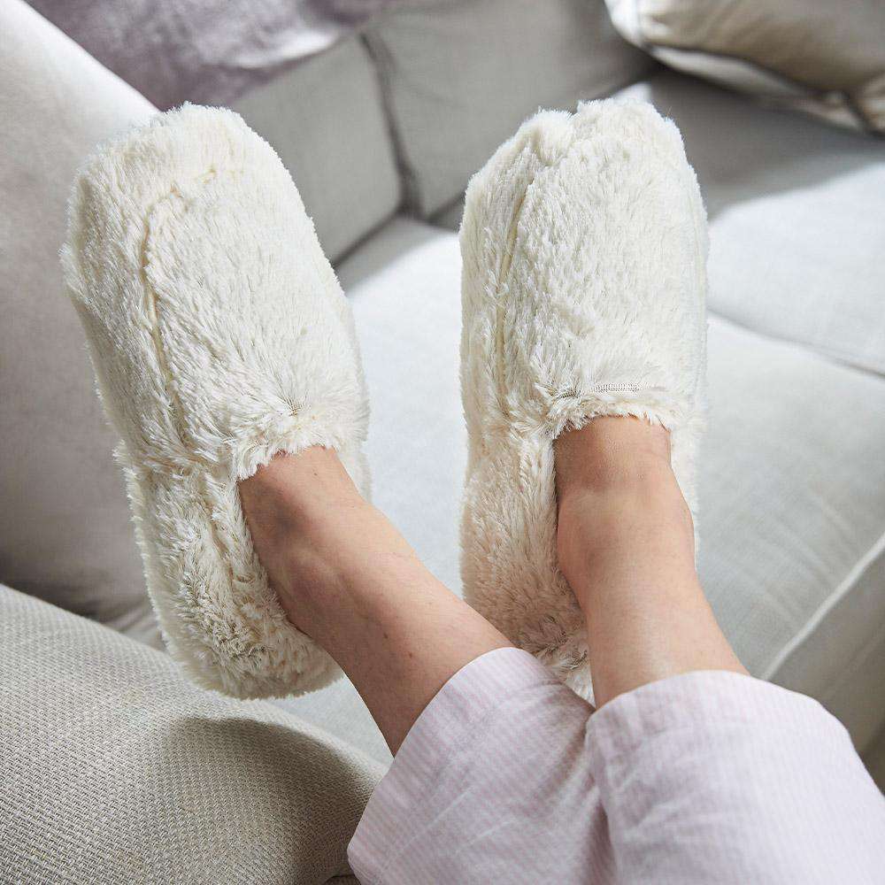 Cream Slippers Warmies® - Modern Blend