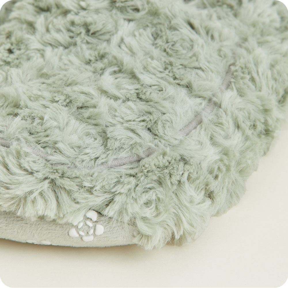 Curly Sage Green Slippers Warmies® - Daily Scent