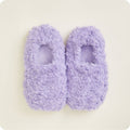Curly Purple Slippers Warmies® - Classic Notes