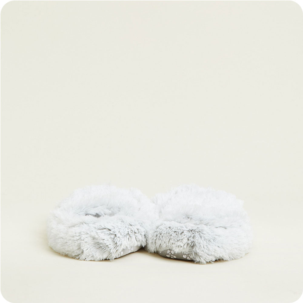 Marshmallow Gray Slippers Warmies® - Clean Mood