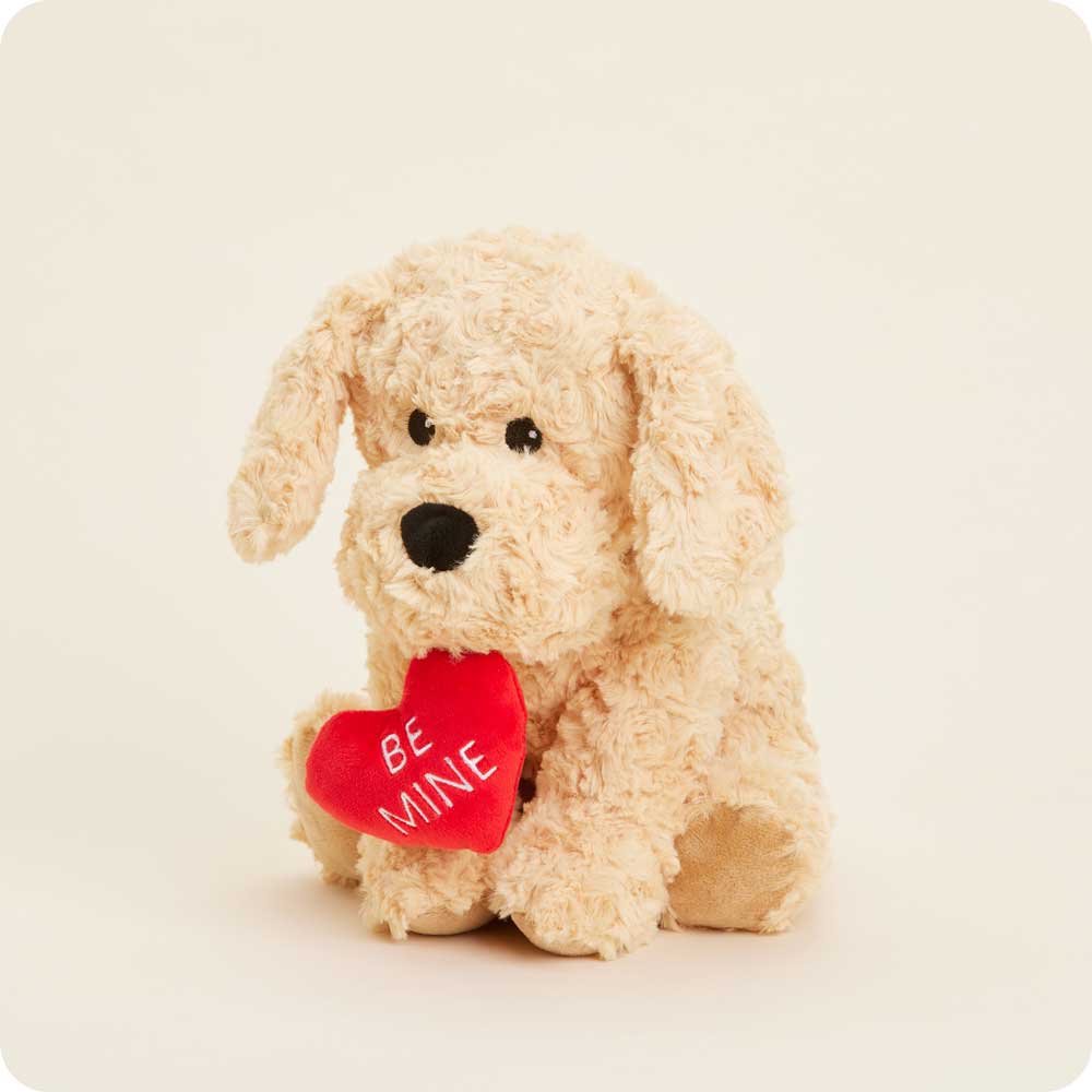 Be Mine Golden Dog Warmies - Fresh Notes