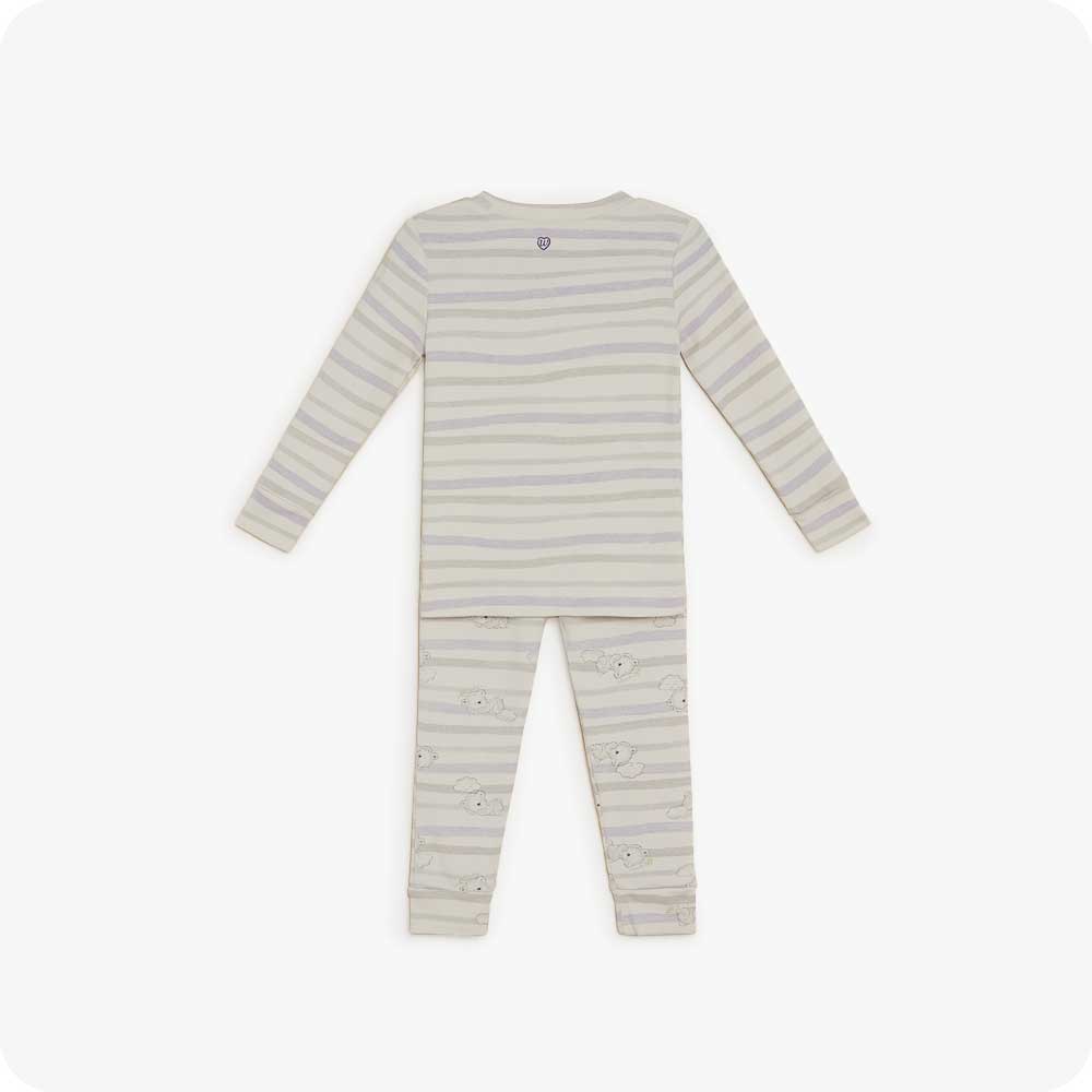 Marshmallow Bear Long Pajamas - Weekend Pair